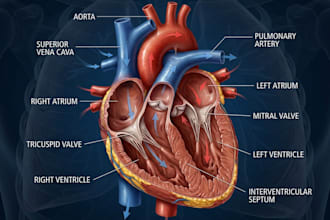 draw medical illustrations and diagrams