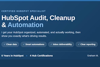 audit and optimize your hubspot CRM and workflows