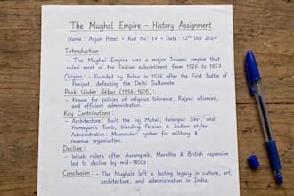 do assignment writing handwriting and typing work beautifully