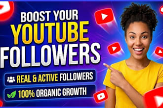 help you increase real youtube followers organically