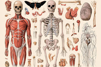design scientific, medical, educational illustration for you
