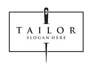 design a high quality tailor logo with unique brand identity