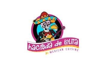 design mexican restaurant tacos brand logo for you