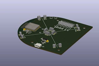 design esp32 s3 usb c sensor, relay, led, data logger mcu development pcb layout