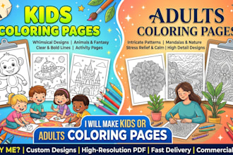 make kids or adults coloring pages