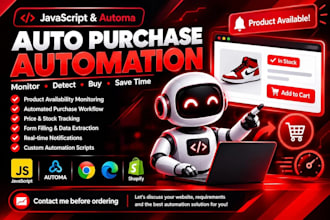 do auto purchase bot using automa
