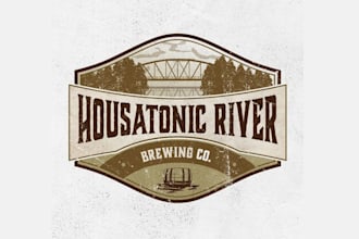 design rustic brewery logo