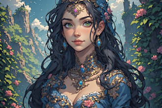 professional dnd character illustrations for your campaign