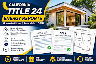 prepare title 24 energy reports for california home additions and remodels