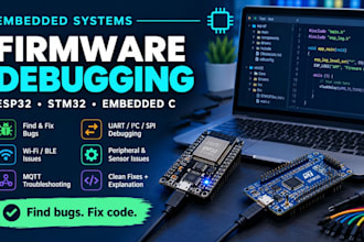 debug and fix esp32 stm32 embedded firmware bugs