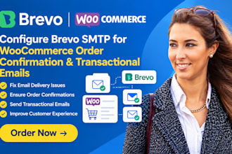 configure brevo SMTP for woocommerce order confirmation and transactional emails