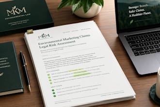 review environmental marketing claims for legal risk indicators