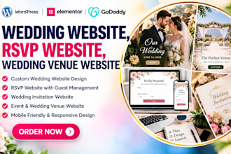 design wedding website, rsvp website, wedding invitation, wedding venue