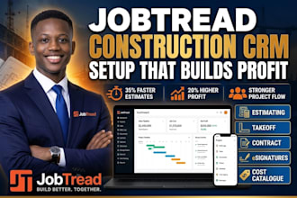 jobtread construction crm estimating takeoff contract esignatures cost catalogue