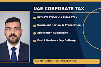 register your uae corporate tax through emaratax