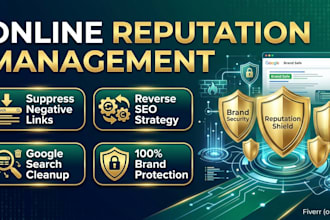 do online reputation management,orm, services to suppress negative links