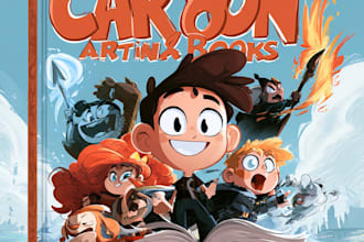 design holiday cartoon book
