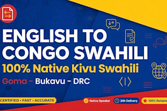 translate english to congo swahili natively