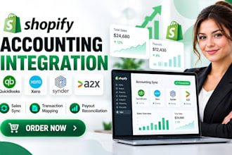 integrate shopify accounting apps quickbooks xero synder a2x