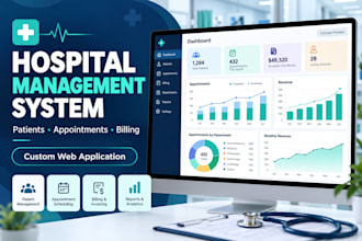 develop a hospital management system for your clinic or hospital