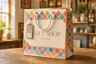 create custom paper shopping bag packaging