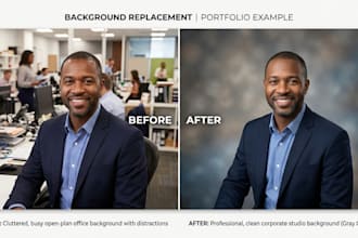 do professional photo editing and retouching