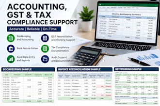 provide accounting, gst and tax compliance support