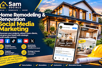 do home remodeling renovation social media marketing for contractors