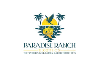 design animal reptiles pets business logo