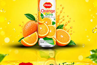 design professional product advertisements and beverage ads