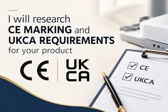 research ce marking and ukca requirements for your product