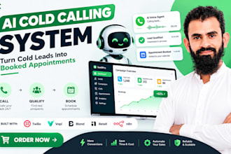build ai voice agent, ai calling agent, ai receptionist for cold calling