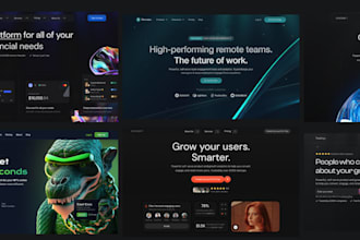 build a crypto web3 landing page or dapp frontend in react