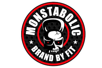 design hardcore bodybuilding fitness apparel logo