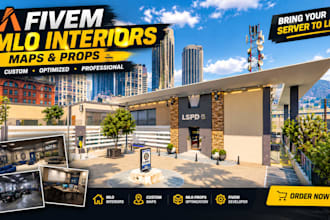 develop interiors map,  fivem mlo props optimization, fivem developer