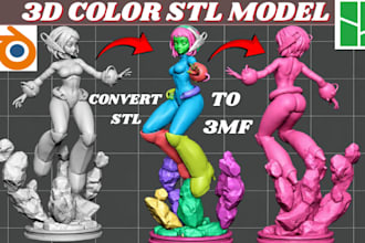 paint your 3d model convert stl to 3mf repair stl split for bambulab 3d printing