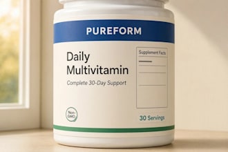 create supplement bottle label design professionally