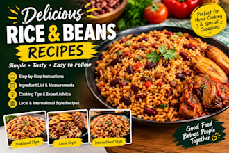 cook delicious rice and beans and create tasty recipes
