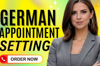 german b2b cold calling b2c kaltakquise appointment setting sales representative
