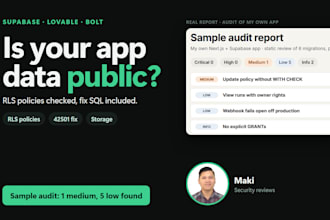 secure your supabase database with rls policies for lovable or bolt apps