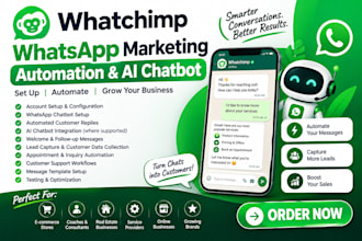 setup whatchimp whatsapp marketing automation and ai chatbot, whatchimp expert