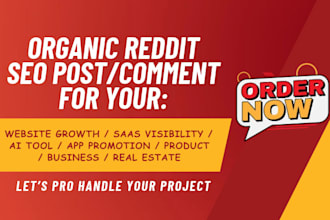 use reddit SEO post to promote brand website link organically