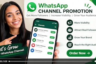 increase whatsapp channel followers and grow whatsapp group members