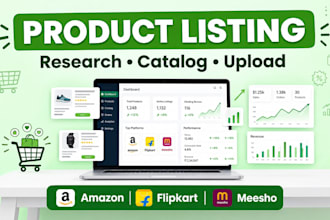be your ecommerce executive for amazon and flipkart product listing