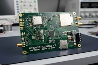 design gps vehicle tracker pcb fleet management telematics hardware can bus pcb