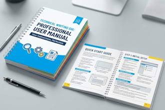 write technical guides, manuals, and documentation