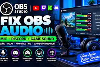 fix obs microphone, discord, and desktop audio issues