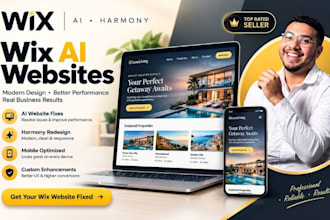 fix wix ai website improve wix harmony website redesign wix ai website