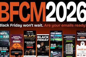 design your black friday and cyber monday email campaign
