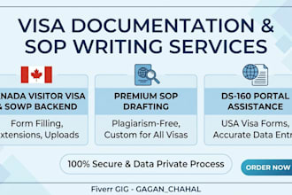 do professional canada visa and sop processing